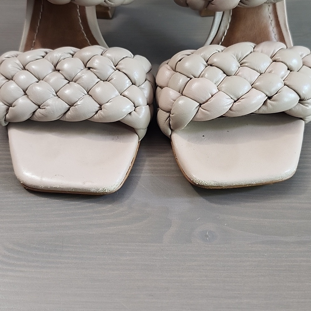 L'INTERVALLE Cream Braided Sandals - Picture 11 of 14